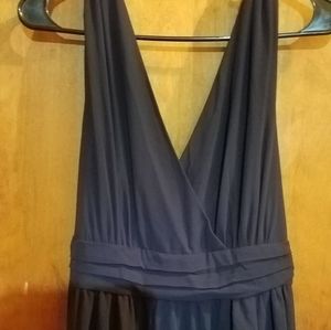 Mother of the Bride's Navy Blue Gown